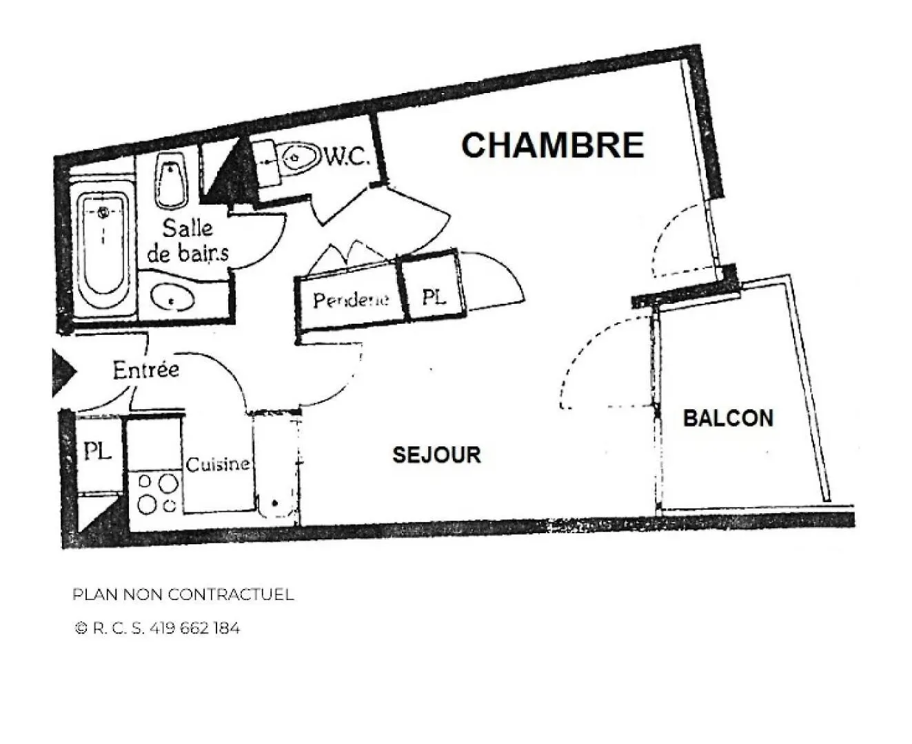 Apartment Residence Genepi - Studio 4 Personnes Avec Baignoir Et Balcon Aux Menuires Mae-5674 Saint-Martin-de-Belleville